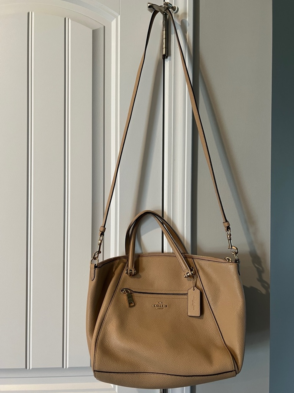 Coach  Pebbled leather Satchel Purse